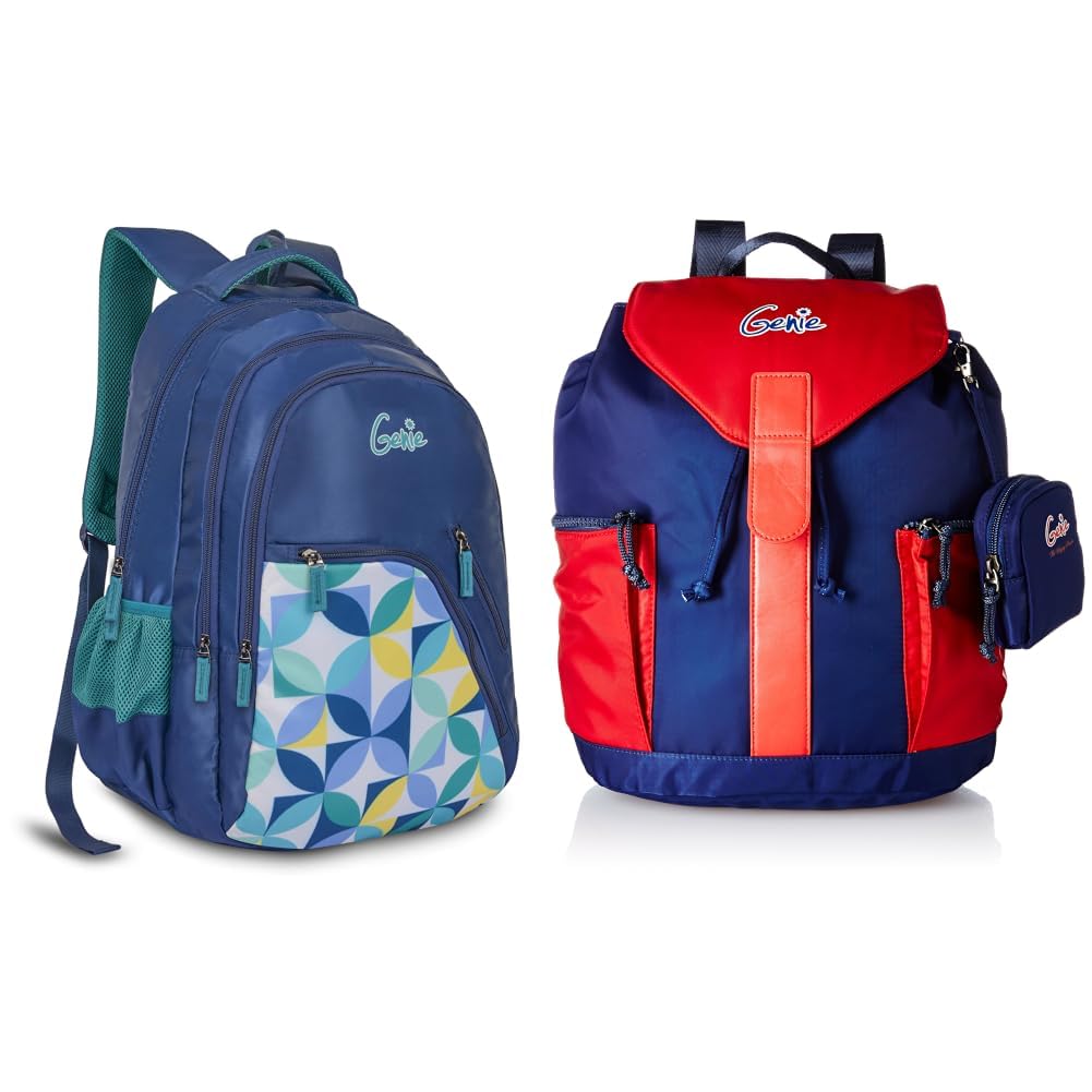 Spray Laptop Backpack for Girls (36L) | Spacious Office, College & Travel Laptop Backpack + 20 Ltrs Blue Casual Backpack (Shade 1701 Blue)-image-12