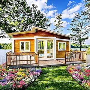 Customized Tiny Houses to Live in for Adults, casas prefabricadas para Vivir Mobile Container House Foldable Modular House for Sale Prefab with 2-3 Bedrooms 1 Fully Equiped Bathroom & Kitchen