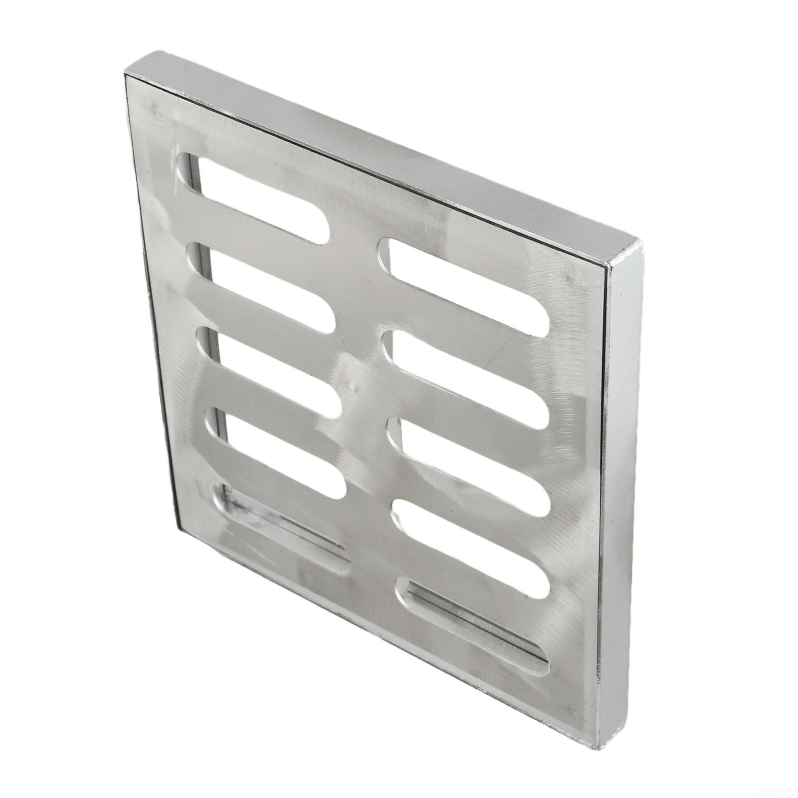 Puupaa Edelstahl-Abflussgitter Für Außenbereich – Kanalrost Mit Zweireihigem Lochdesign, Rutschfest, Für Regenwasser-Entwässerung (200x200x20 Mm) Kanalrost Zweireihig Rutschfest Puupaa Edelstahl-Abflussgitter Für Außenbereich – Kanalrost Mit Zweireihigem Lochdesign, Rutschfest, Für Regenwasser-Entwässerung (200x200x20 Mm) Kanalrost Zweireihig Rutschfest