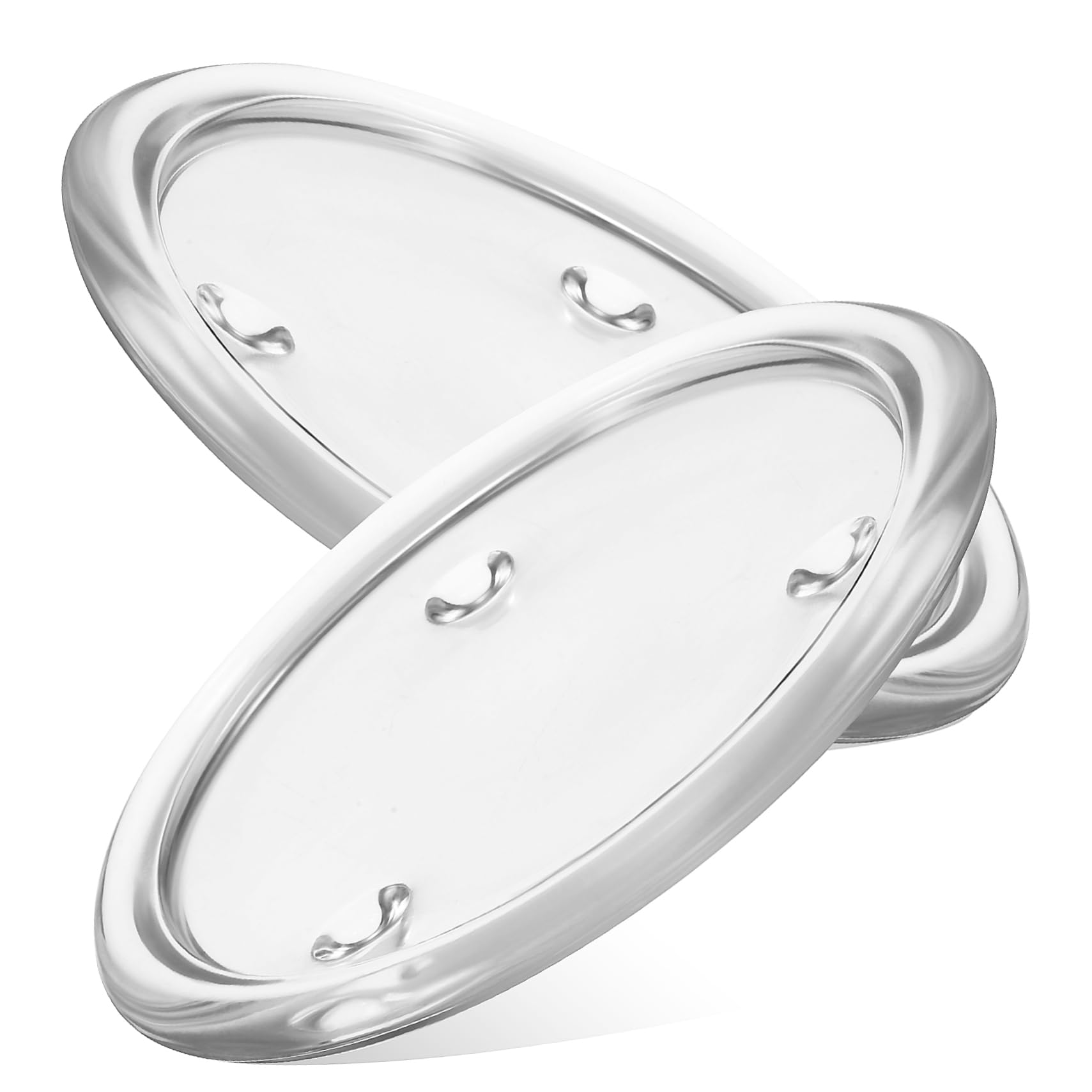 Alipis 2pezzi Portacandele Trasparente Di Porta Candele Per Cerimonie e Decorazioni Elegante Piatto Per Candele Da Tealight e Per Matrimoni e Eventi Speciali