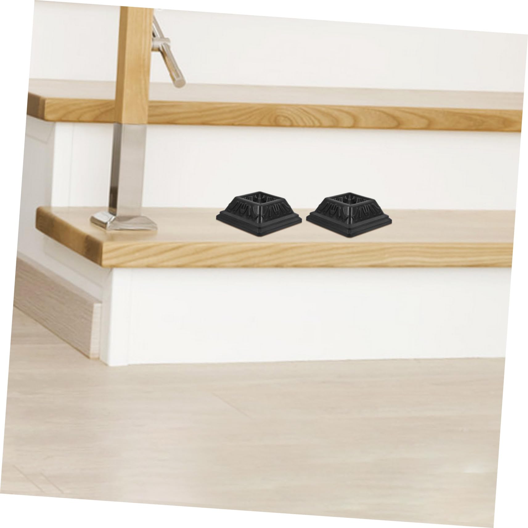10 Pezzi Tappi Copertura Pali Nero in Pvc per Base del Deck e Recinzioni, Copertura Decorativa per Colonne e Supporti