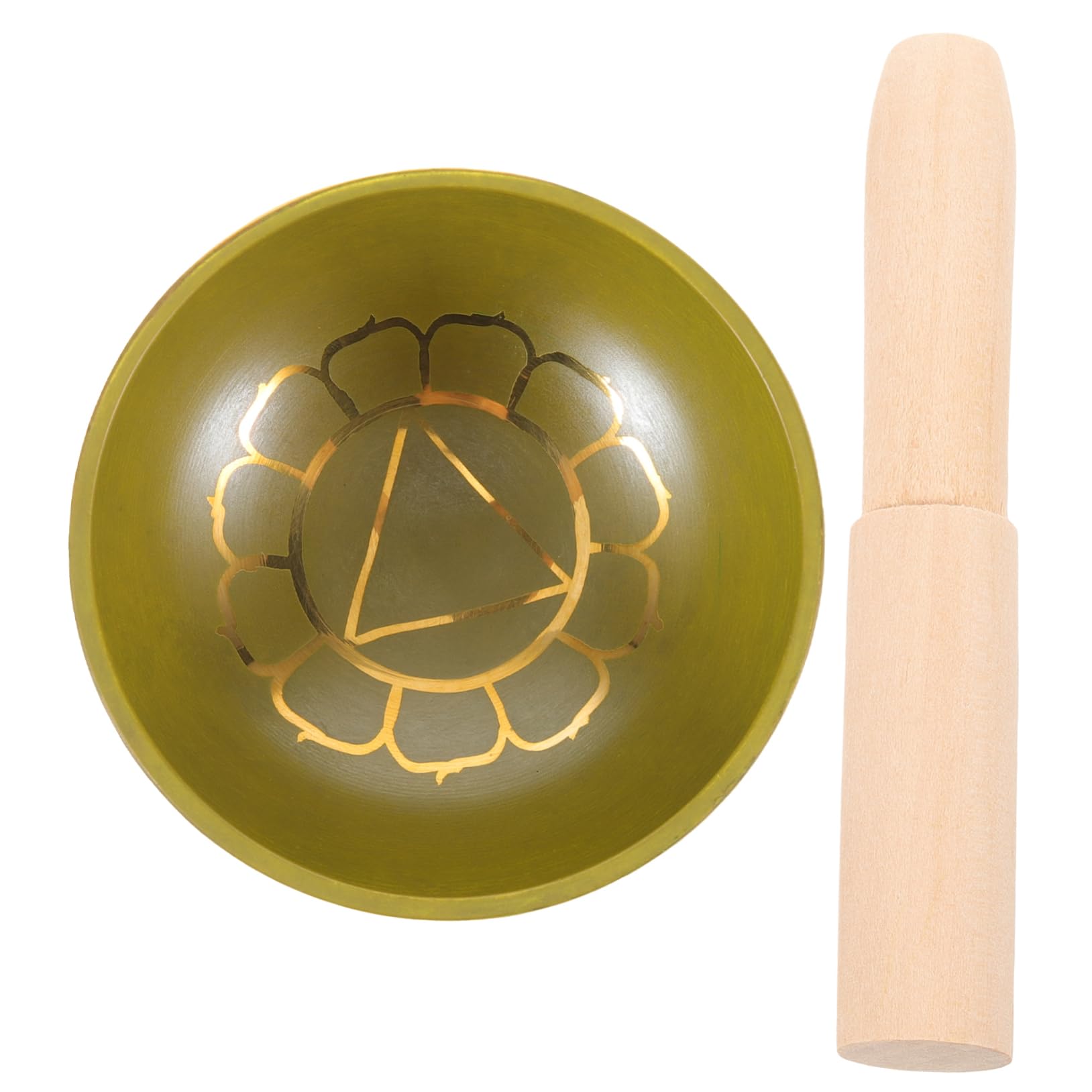 GOOHOCHY 1Set Meditation Bowl Singing Bowl for Mindfulness Includes Mallet for Yoga and Relief