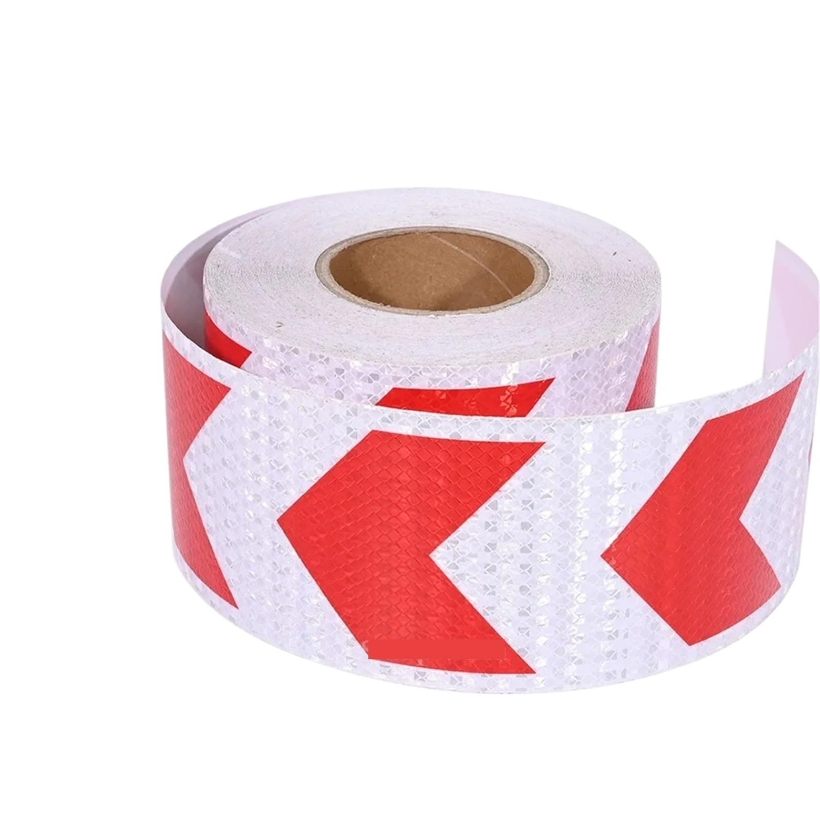 Reflektierendes Band 3PCS Pfeil Reflektierende Sicherheitsband Weiß-Rot Warnung wasserdichte Aufkleber Im Freien Auffällige Klebefolie for LKW FüR Fahrrad, Auto, Motorrad
