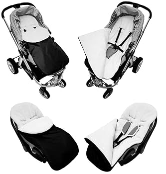 Baby Stroller Cosy Toes Liner Buggy Padded, Universal Baby Sleeping Bag Foot Protector, Windproof Warm Thick Cotton Pad Fits For Prams Pushchairs Prams Pushchairs Buggy,Black,42x90cm