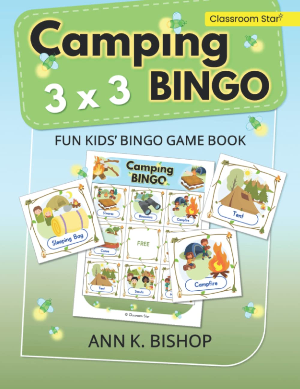 Camping Bingo: 3 x 3, Fun Kids' Bingo Game and Activity Book