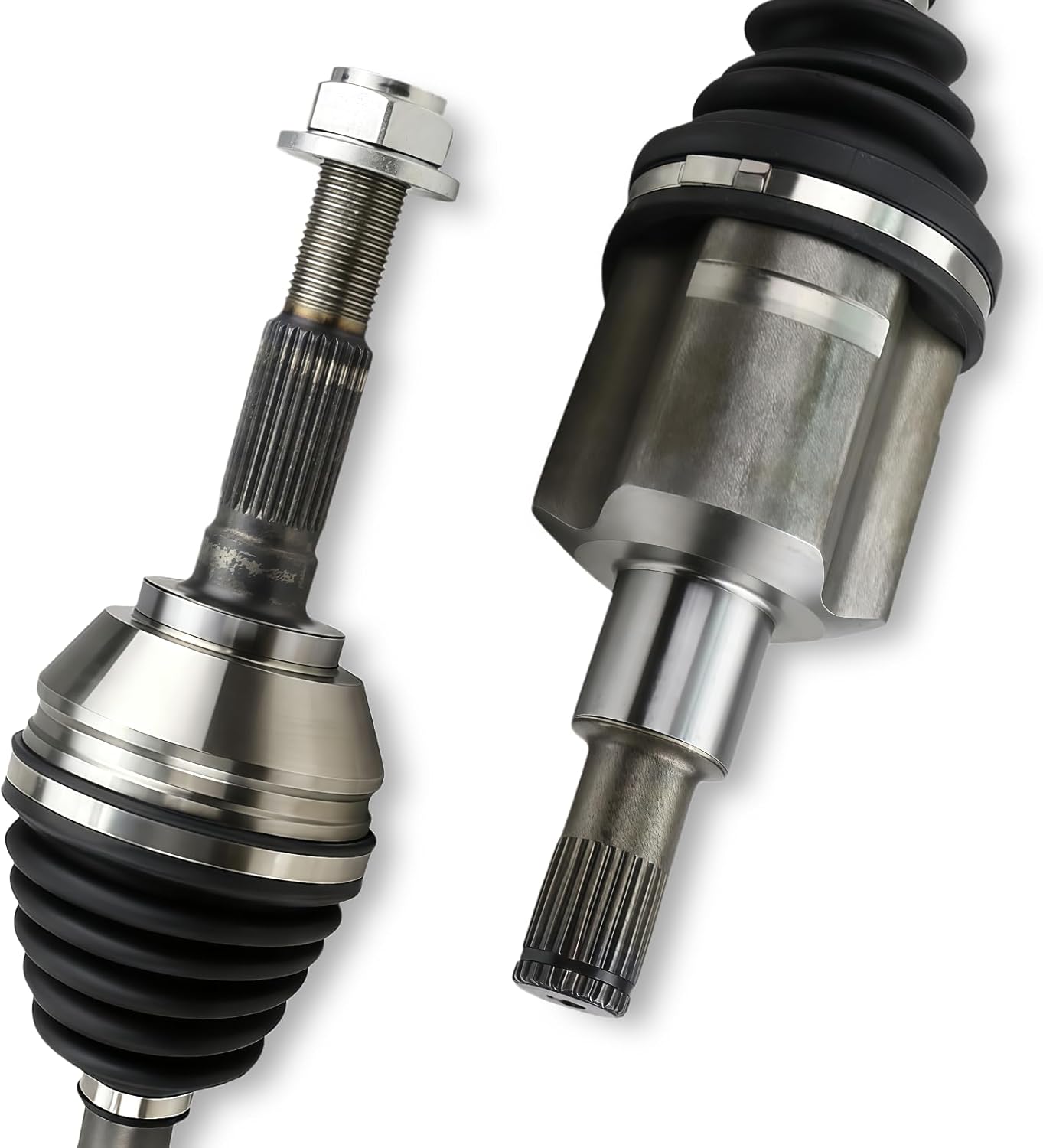 Front Left and Right CV Axle Shaft Fit for Buick 04-07 Rainier, for Chevy 02-09 Trailblazer, for GMC 02-09 Envoy, 02-06 Envoy XL, for Saab 05-09 9-7X, for Isuzu 03-08 Ascender # 661345