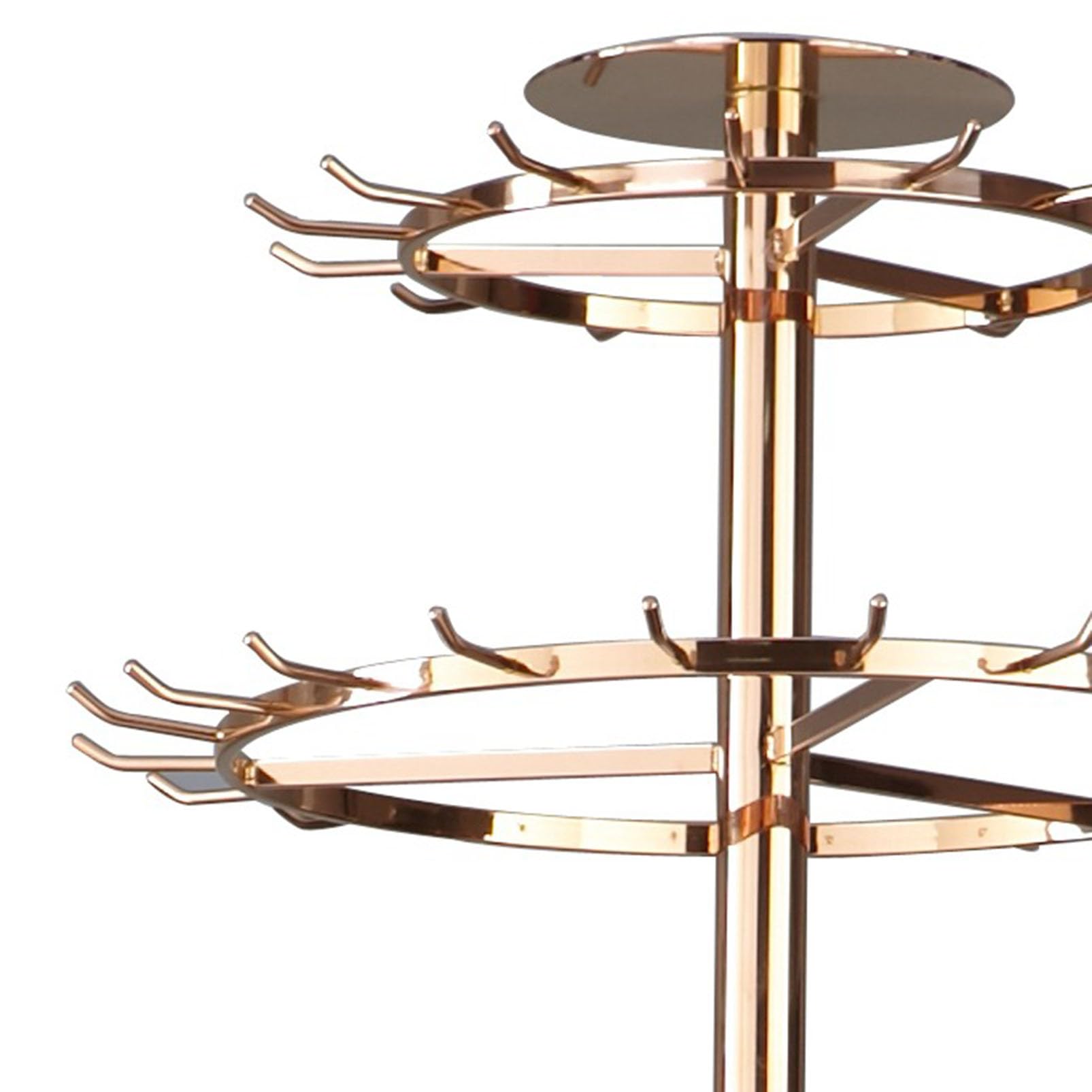 Supporto per cintura rotante per armadio nizer con porta cravatte e mensola per borsa Supporto per cintura per accessori per armadio Portamonete per scialli e cravatte Venditore Stand Display per