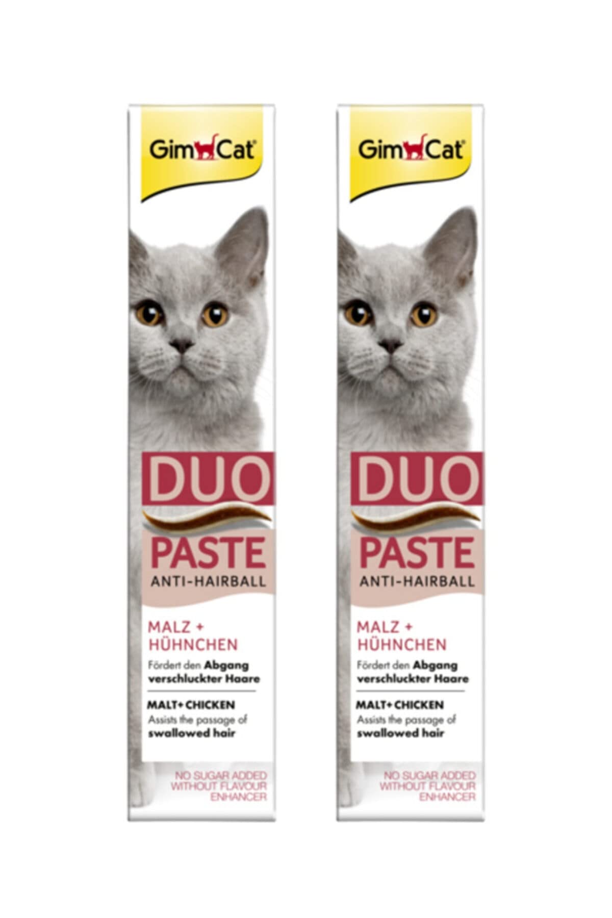 Gimcat Duo Paste Anti Hairball Tavuklu Malt Kedi Macunu 50 gr x 2 Adet