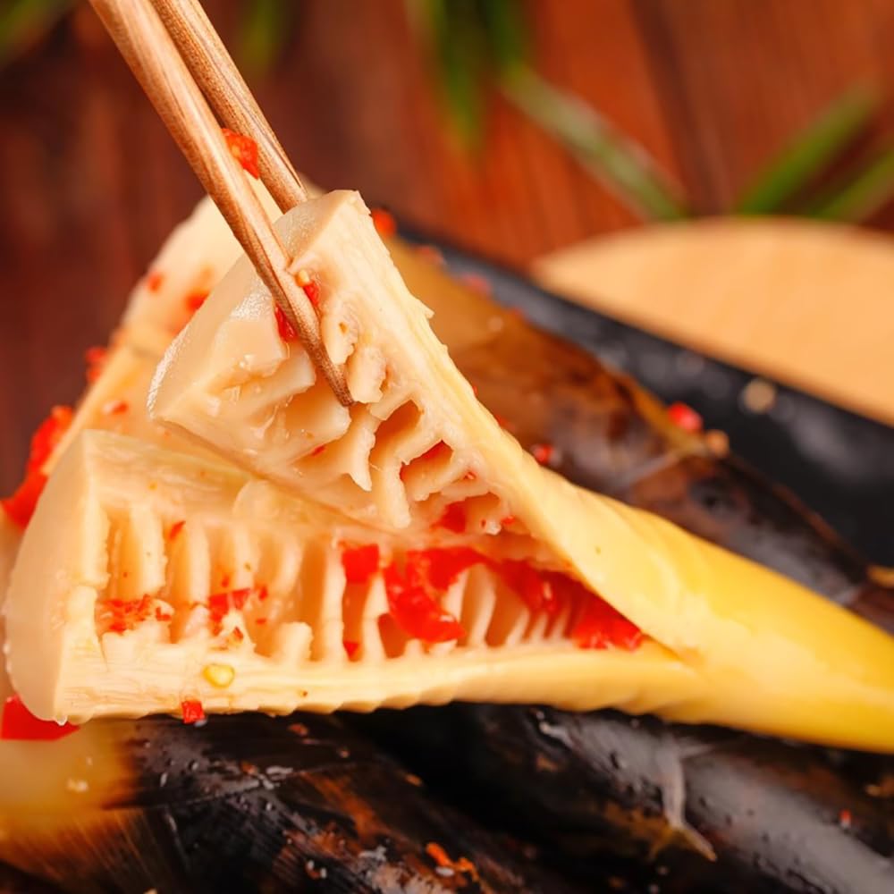 17.6OZ Bamboo Shoots To Eat,Instant Spicy Chinese Snacks,Bamboo Food,Chinese Snack,Spicy Strips