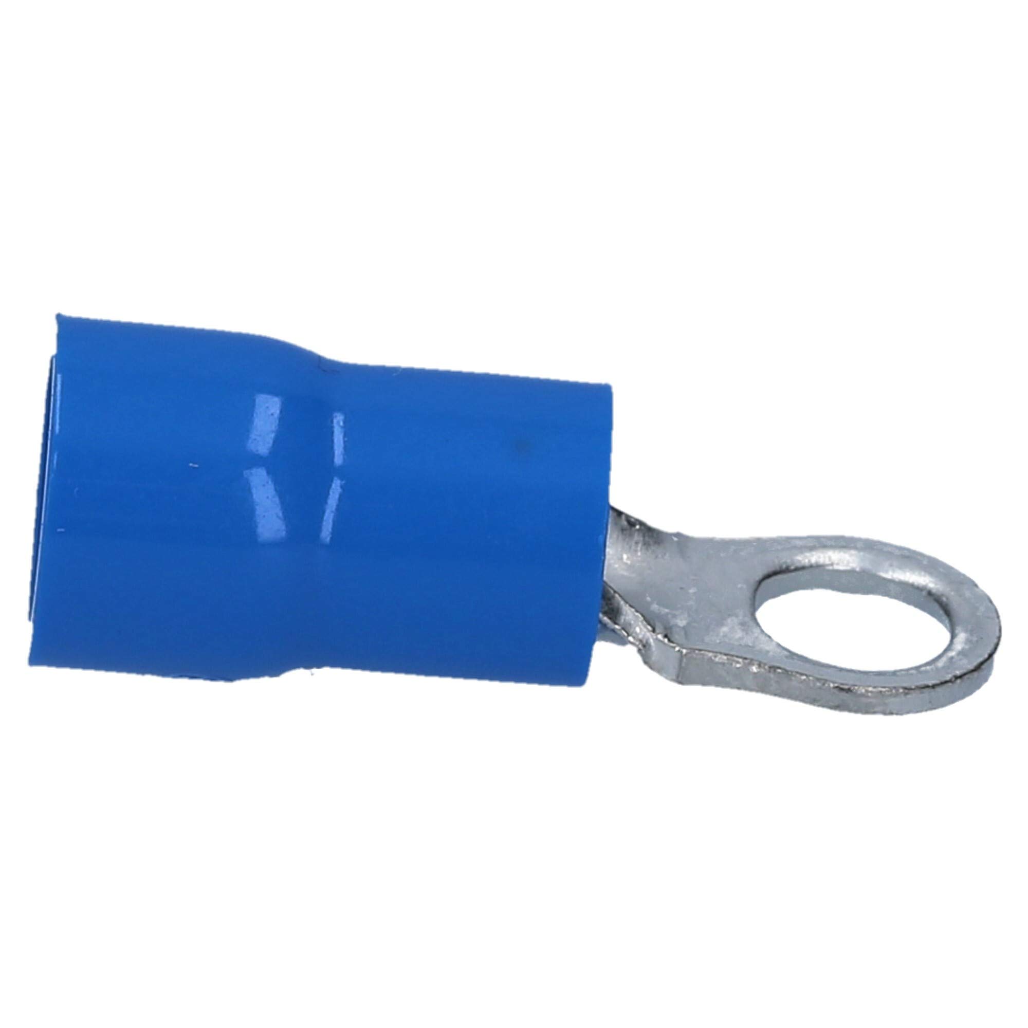 Cembre BF-M3,5 Lot de 100 Cosses à Œillet Isolées Bleu 1,5-2,5 mm² | Connecteurs à sertir en laiton étamé pour câbles électriques. Résistant de -20 à +80 °C. Qualité industrielle robuste.