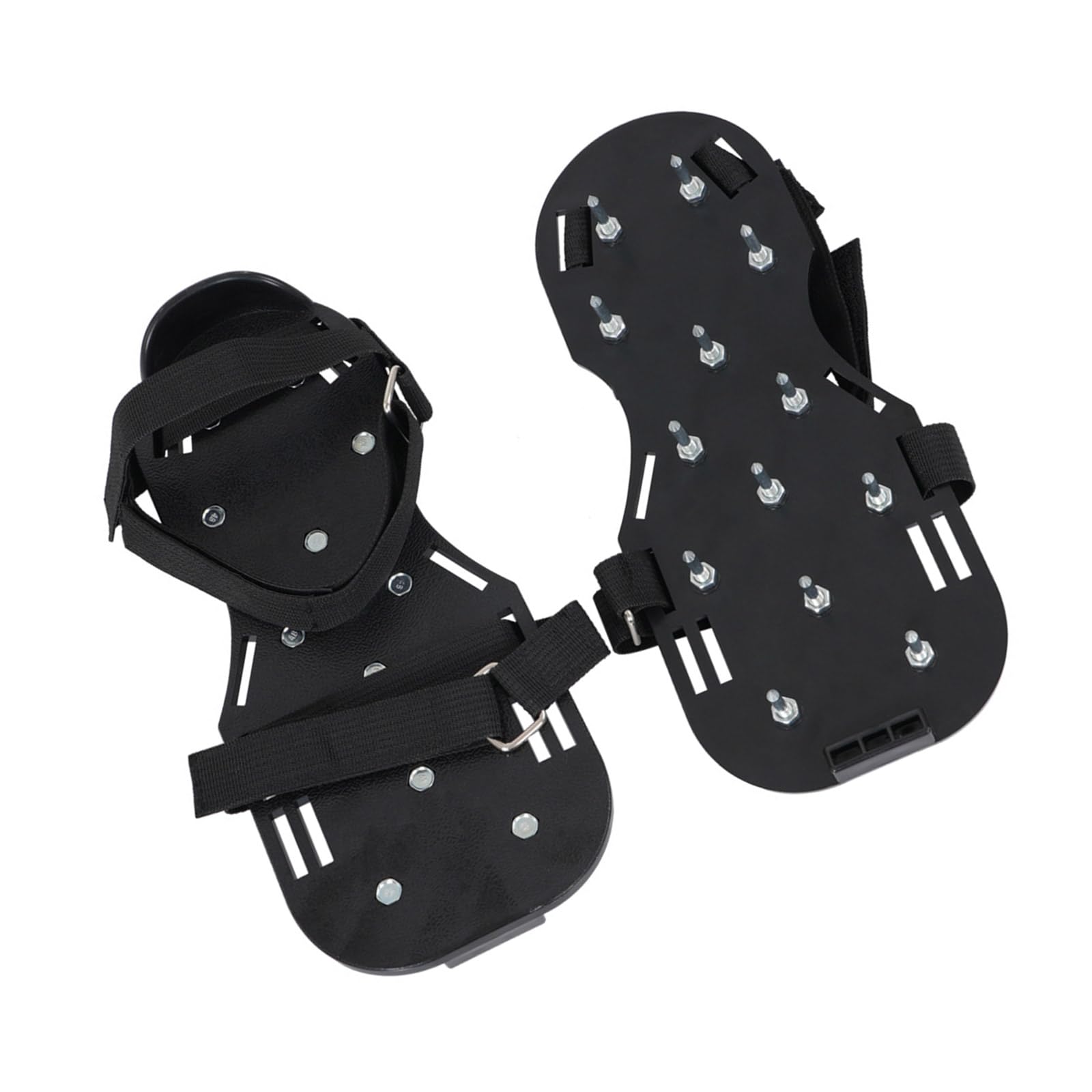 Hdoytxxm Shoes Adjustable Strap Garden Aerator Featuring 28Mm Steel Spikes For Enhances Traction And Soil Loosening Heavy Duty Abs Garden Aerating