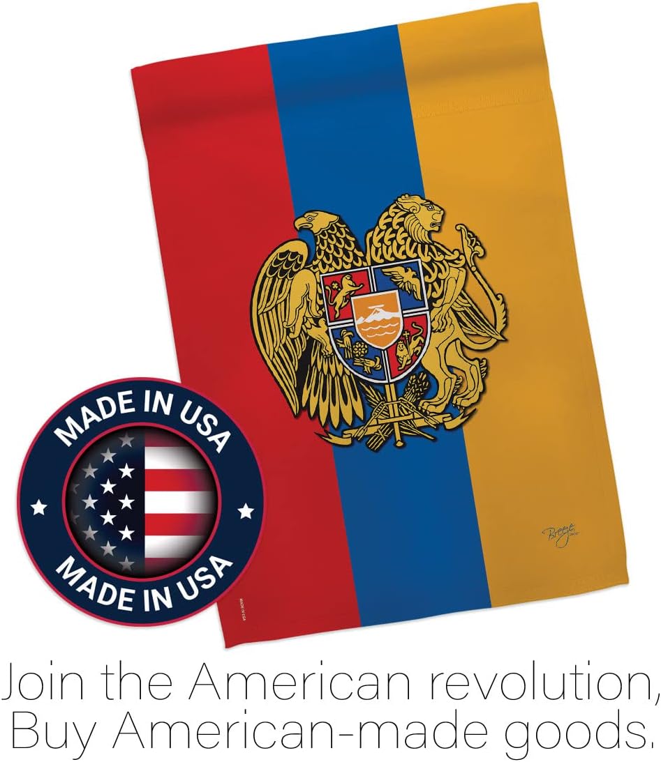 Breeze Decor H108195 Flags of The World Nationality Decorative Vertical House Flag, Multi-Color, 28" x 40"