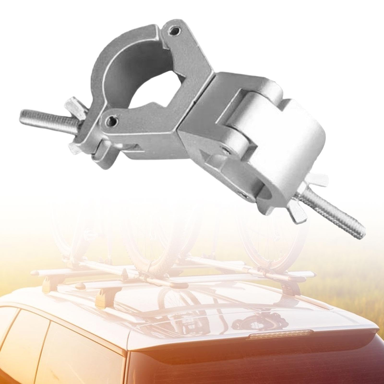 Spatenhalter Dachträger Fixierhalter Werkzeugträger Aluminiumlegierung Stabilitätsoptimiert Schnelle Installation für Baustellenfahrzeuge Fahrradausrü, 30 bis 35 mm