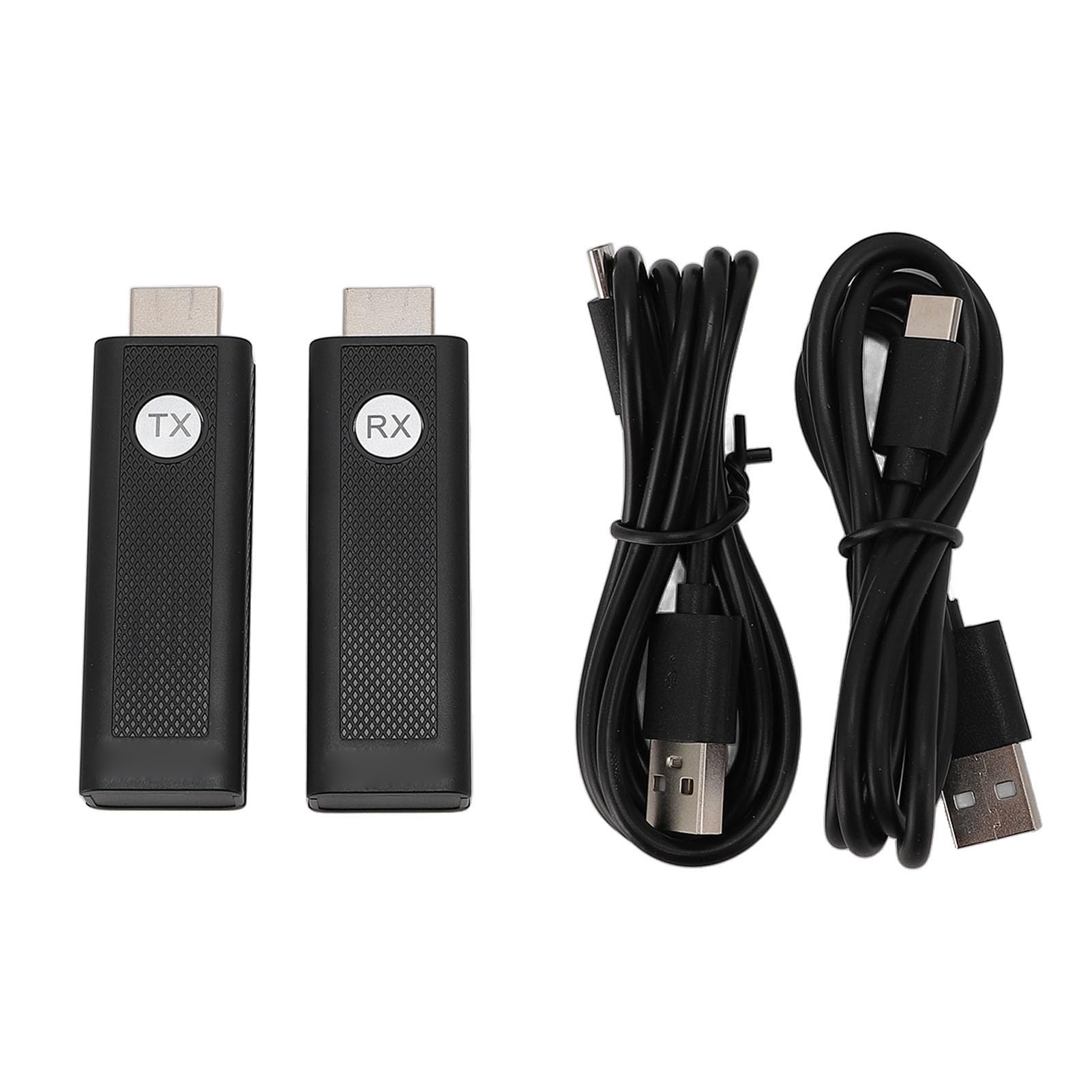 Bezprzewodowy Nadajnik i Odbiornik HDMI, Bezprzewodowy Przedłużacz HDMI 1080P, 2,4 GHz 5 GHz, Zasięg 164 Stóp, Plug Play do Biura, Telewizora, Projektora, Monitora, Laptopa