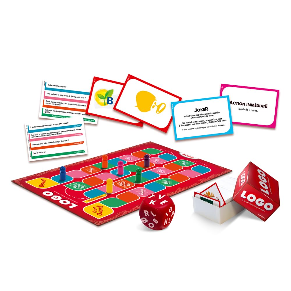 Jeu De Société 'Le Jeu Du Logo Et Des Marques' Par Lansay - Version N°5 Occasion Très Bon État