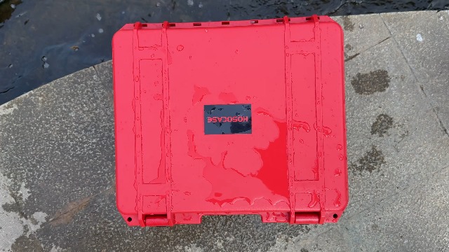 Luchtcompressortas compatibel met Milwaukee M18 Inflator 2848-20, luchtpomp draagtas voor Milwaukee gereedschap, opberghouder voor 18V 3.0 /4.0/5.0/6.0/6.5/7.0/8.0/9.0Ah batterij, Zwart/Rood, Aangepast