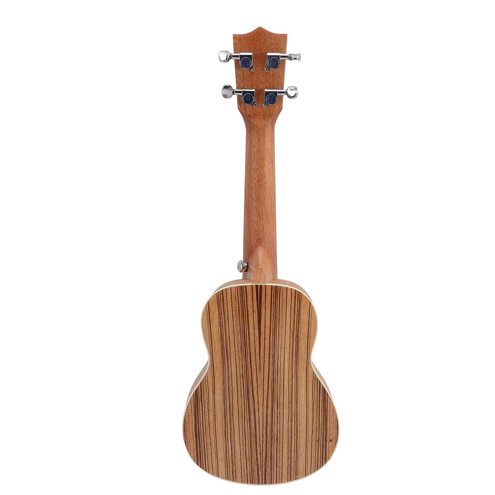 VGEBY Sopran-Ukulele aus Zebraholz, 53,8 cm (21 Zoll), für Anfänger, mit Tasche, bequeme Plektren für Kinder, Erwachsene, Studenten