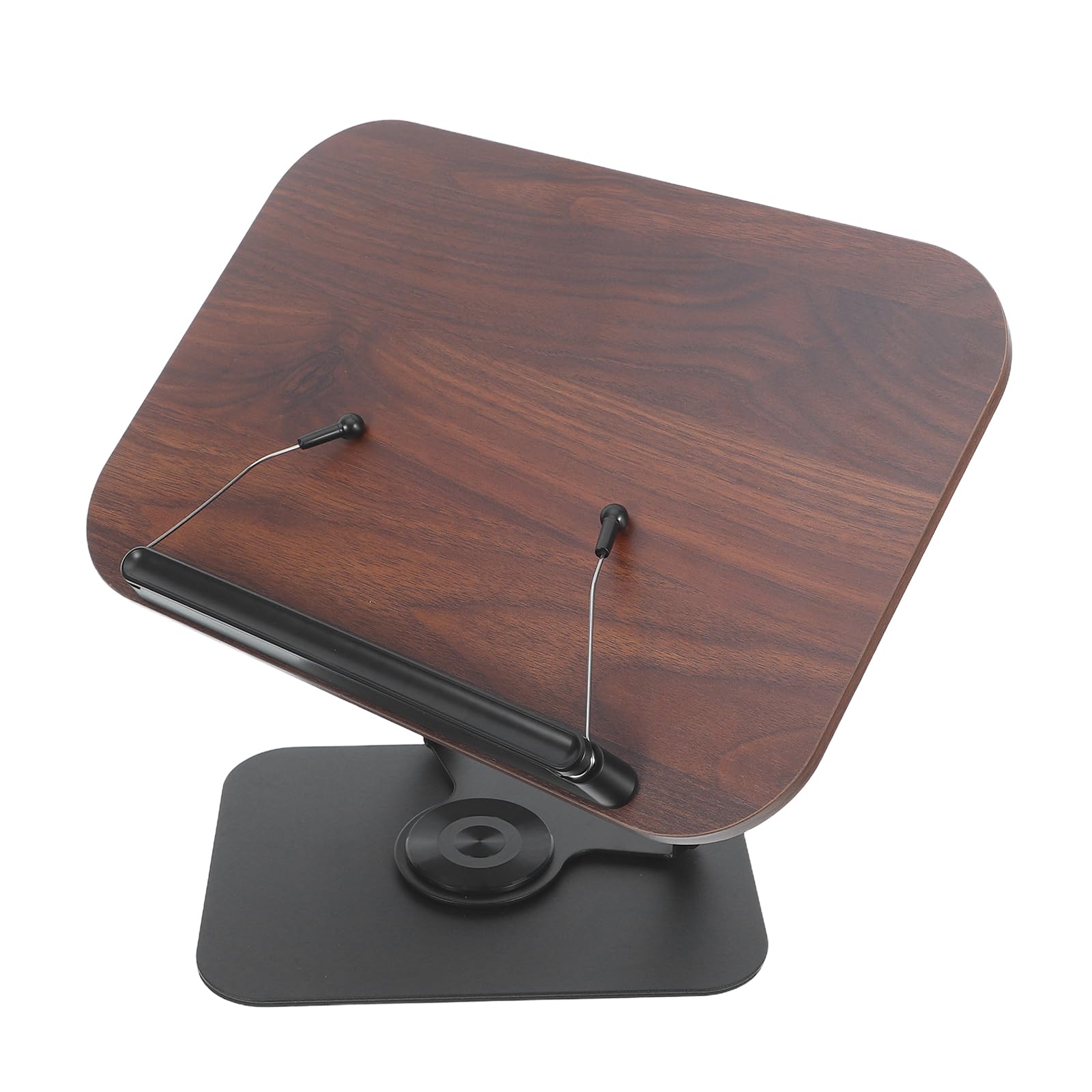 ULTECHNOVO Soporte Ajustable para Libros Giratorio 360° con Base Estable para Lectura en Casa o Mesa