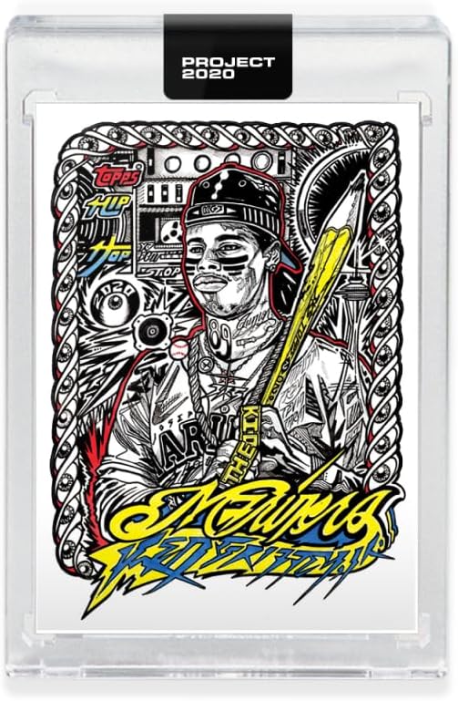 2020 Topps Baseball Project 2020#277 Ken Griffey Jr. Seattle Mariners Artist JK5 1989 Topps Traded Official MLB Trading Card (Stock Photo Used, New Encased)