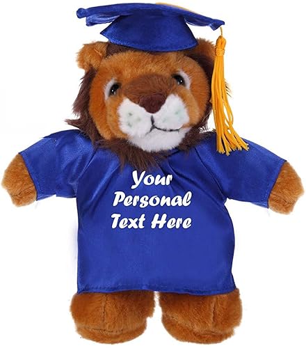 Plushland Juguetes de peluche de peluche, regalo para el dĂa de graduaciĂłn, texto personalizado, nombre o logotipo de tu escuela en el vestido, lo Plushland Juguetes de peluche de peluche, regalo para el dĂa de graduaciĂłn, texto personalizado, nombre o logotipo de tu escuela en el vestido, lo
