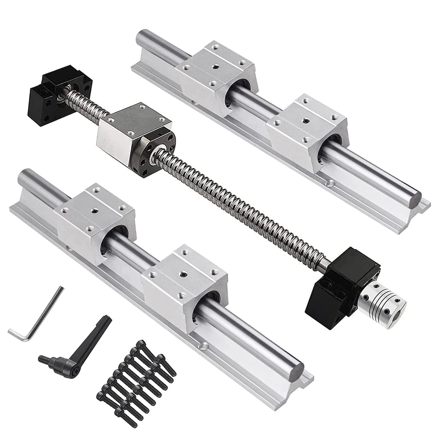 Rail de guidage linéaire HGR20 400mm avec blocs de guidage pour routeur