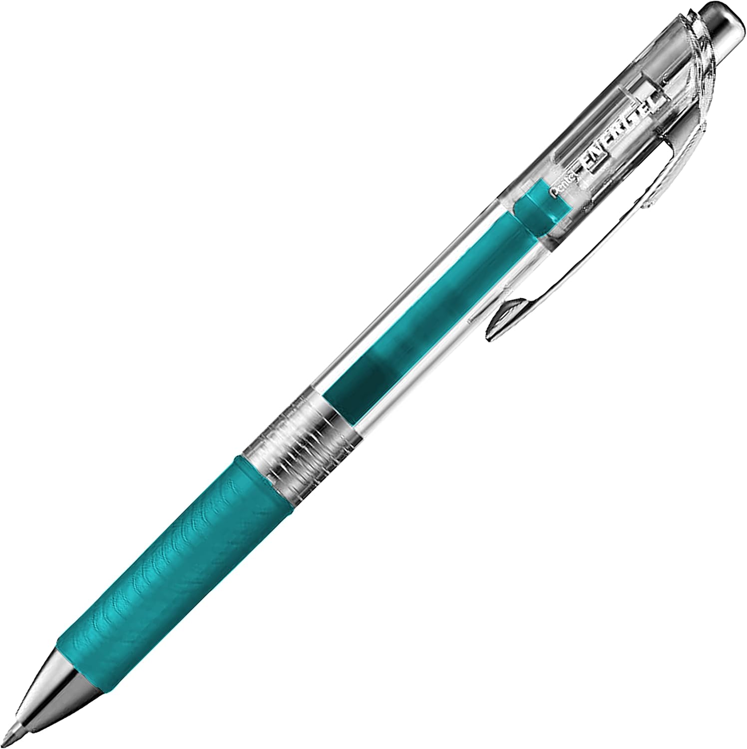 Pentel EnerGel Pure BL77TLE - Retractable Liquid Gel Ink Pen - 0.7mm - Turquoise - Pack of 3, 1 count (Pack of 3) - Image 3