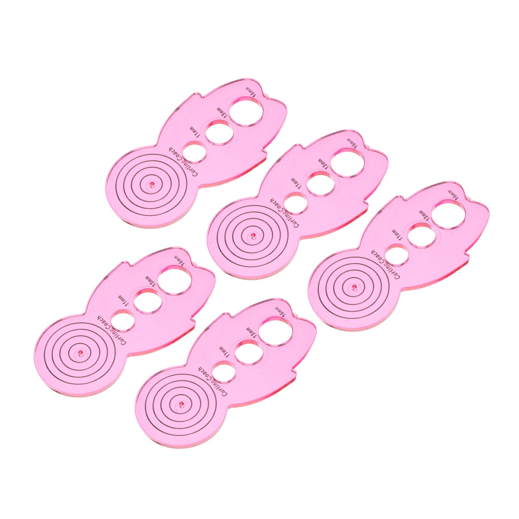 ERINGOGO Ergonomic Design Paper Quilling Tool Kit 5 Pieces Curling Paper Roll Holder for Home Classroom