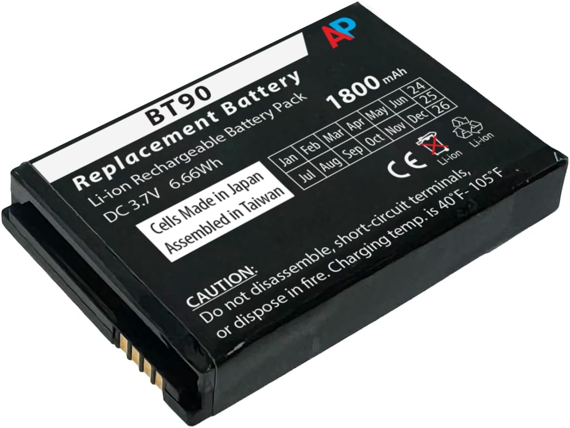 Artisan Power Replacement BT90 Battery for Motorola CLP1060, CLP1040, CLP1010 Two Way Radios | Rechargeable Lithium-Ion | Cells Made in Japan | Replaces Battery BT90, SNN5826B & HKNN4013A