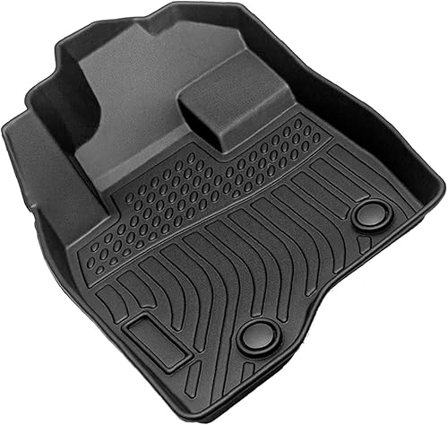 Miniatura 9 de Alfombrillas de goma para todo tipo de clima, compatibles con asientos de banco Ford Explorer 2011-2014 (sin asiento de cubo), el juego completo