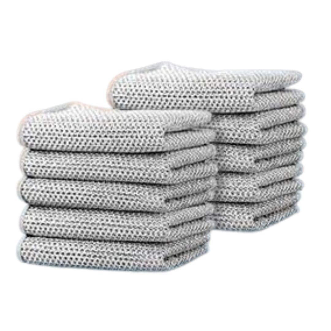 Pack of 10 Non Scratch Wire Dish Scrub Kitchen Cloth Scrubber for Cleaning. (B0DDHC1WBN) Amazon Price History, Amazon Price Tracker