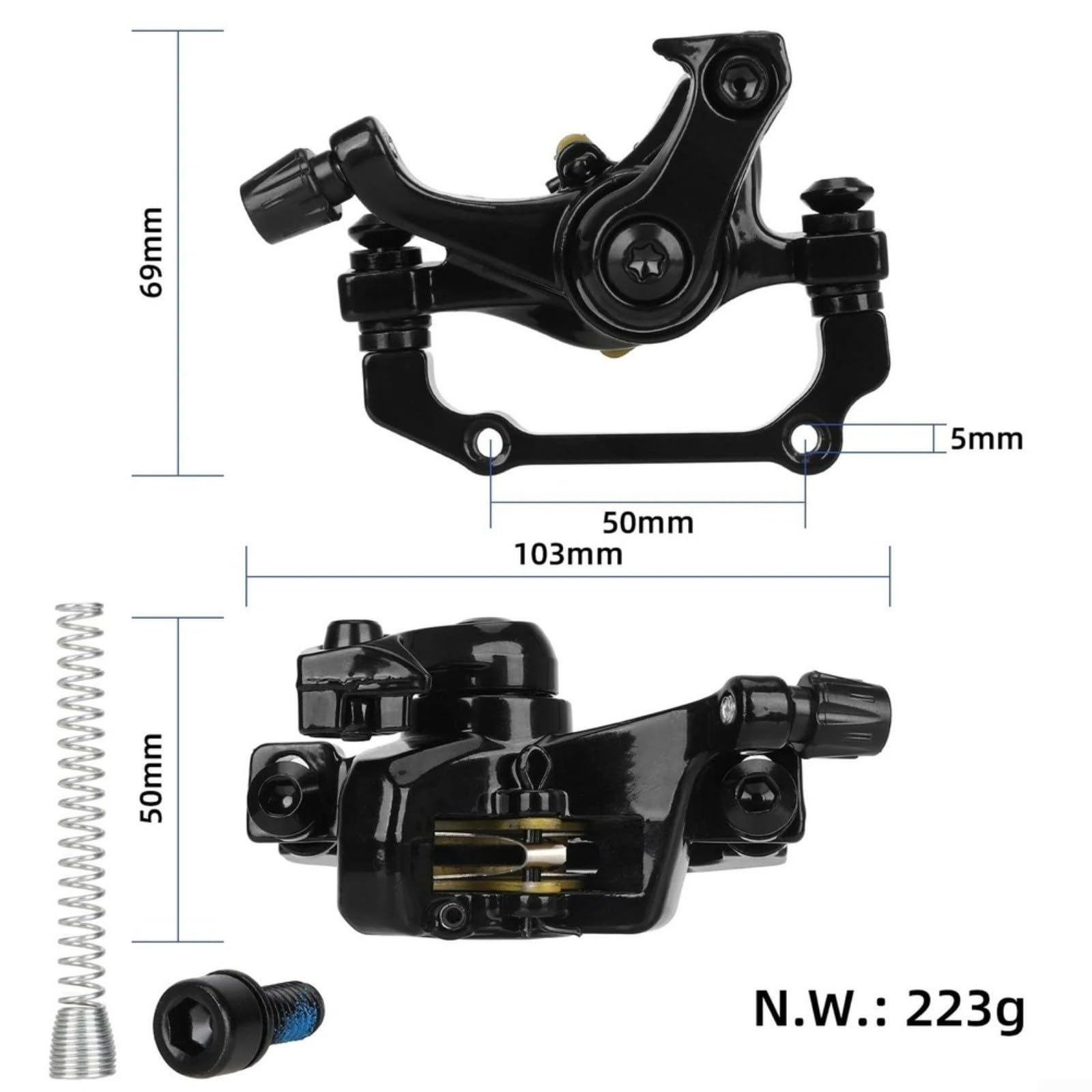 KUKIRIN G2 Muelle de pinza de freno de disco para scooter eléctrico, aleación de aluminio