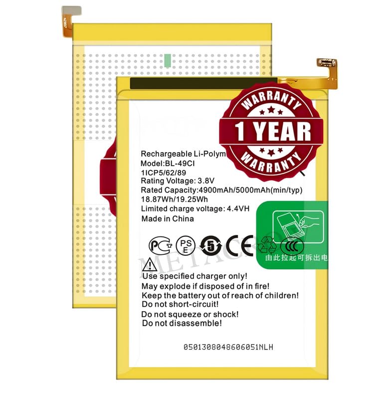 Image of Original BL-49CI Battery Compatible for iTel P11 | P12 | P41 Powerpro | P42 - (5000mAh) - 1 Year Warranty JK1