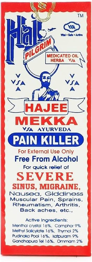 Hajee Mekkah Medicated Herbal Pain Relief 25ml