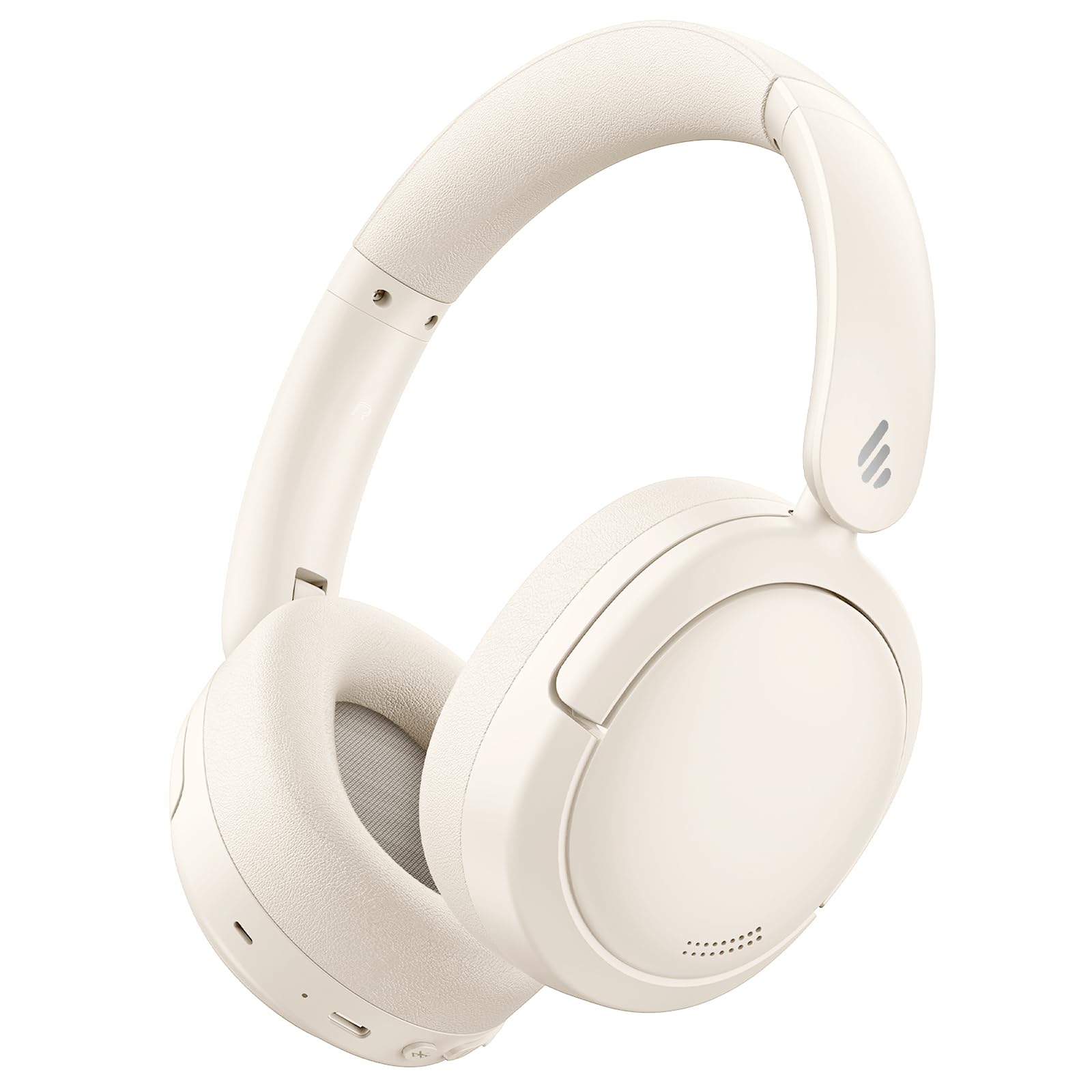 Edifier V80 Wireless Over Ear Kopfhörer mit -44dB ANC, Hi-Res Audio Wired, 45Std. AKKU, Multi-Point-Verbindung, AI-Klare Anrufe, Schnellladung, EQ in App, Kabellose Over-Ear Bluetooth 5.4 - Blushell