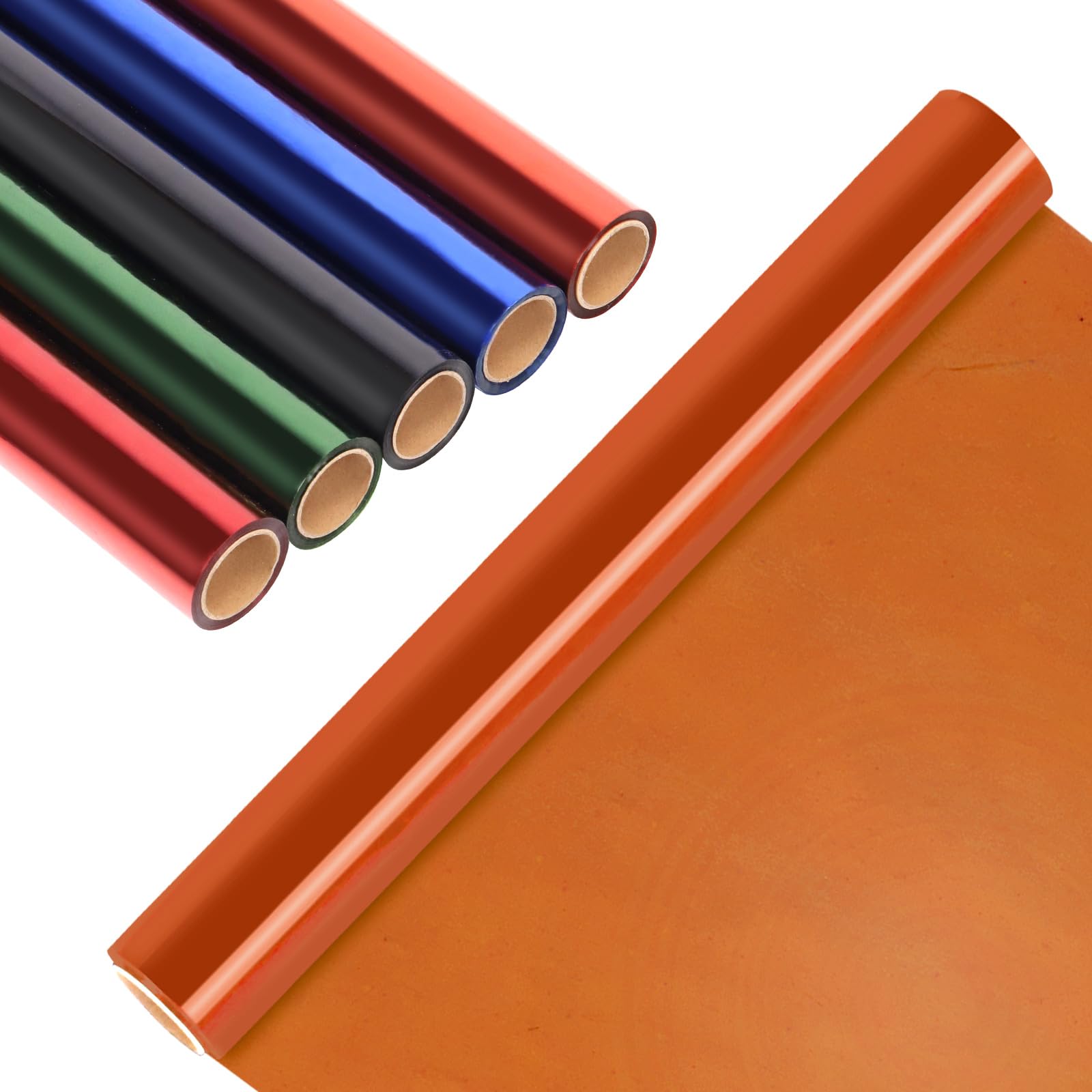 Rouleau Cellophane Transparent Rouge Clair 30m X 40cm - Emballage Cadeaux, Alimentaire, Fleurs