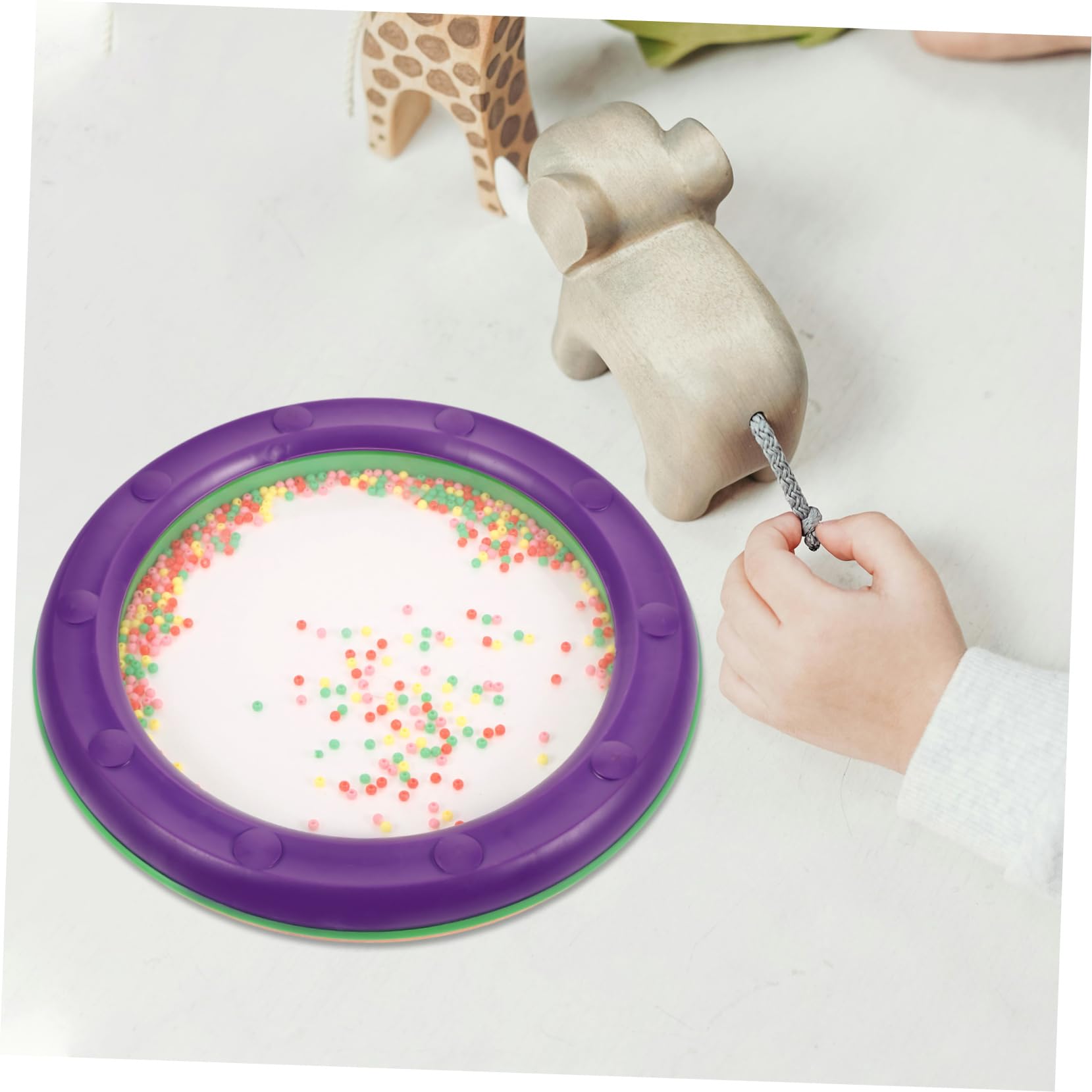 Tambour Océan en Plastique pour Bébé, Instrument de Percussion | Bavure, Stimule L’ouïe, Jouet Musical pour Garçon et Filles, Apparence Élégante et Généreuse