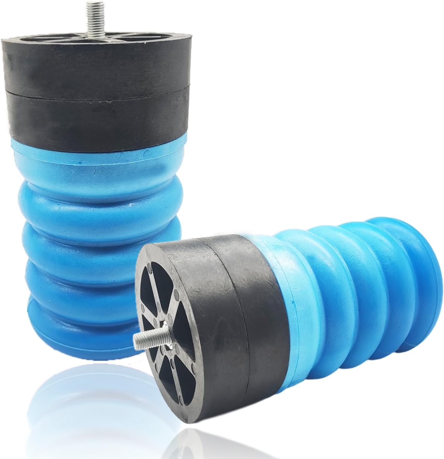 SSR-313-40 Rear Suspension Enhancement Kit Blue | Bump Stop Fit for Dodge RAM ProMaster 1500 2500 3500 4 X 2 (2014-2023) Yellow | Rear Suspension Helper Springs | Rear Leaf Spring Suspension Kit