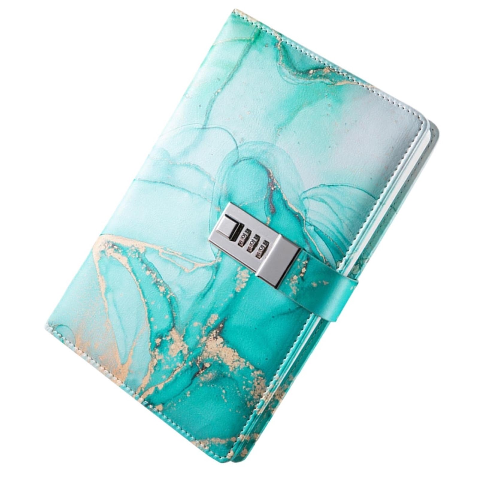 Diario con candado de secretos for niñas y niños Diario Vintage(Green)