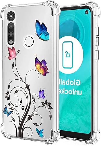 Funda protectora para Moto G Fast, Motorola G Fast para niñas y mujeres, funda protectora de TPU suave y transparente para Motorola Moto G Fast