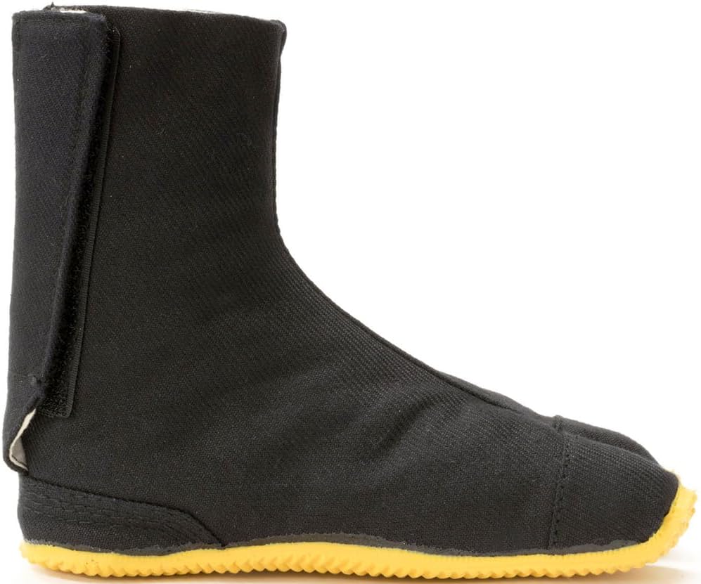 Japanese Kids Tabi Shoes 5 Clips Black