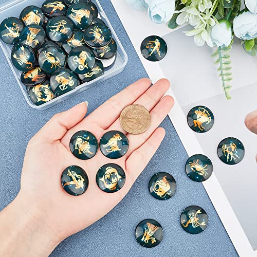 Cabochons en verre constellations arricraft pour ateliers bijoux DIY - 4