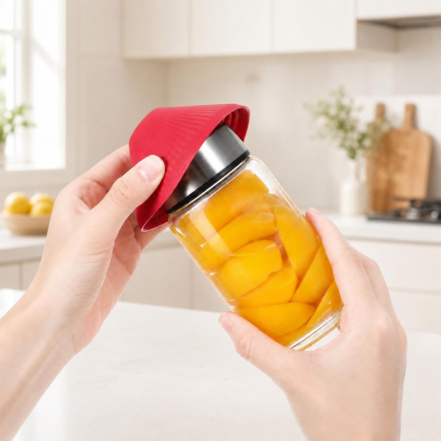 3Pcs Rubber Jar Opener Gripper Pad, Ymapinc Bottle Can Opener for Weak Hands