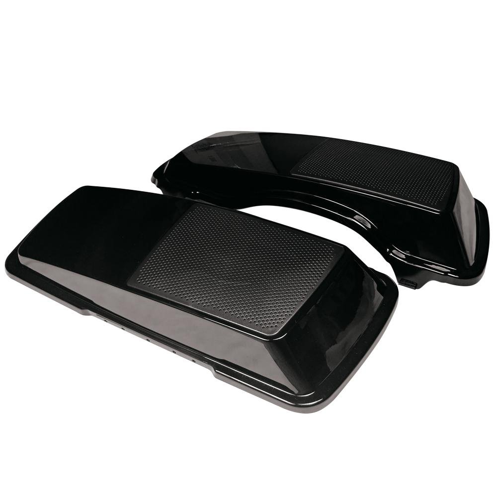 Bagger Brothers Black BB-HD1584-001G Single 6"x9" Speaker Lids for 1996-2013 Harley-Davidson Touring Models