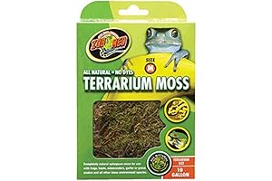 Zoo Med Frog Moss: Natural Reptile Terrarium Substrate