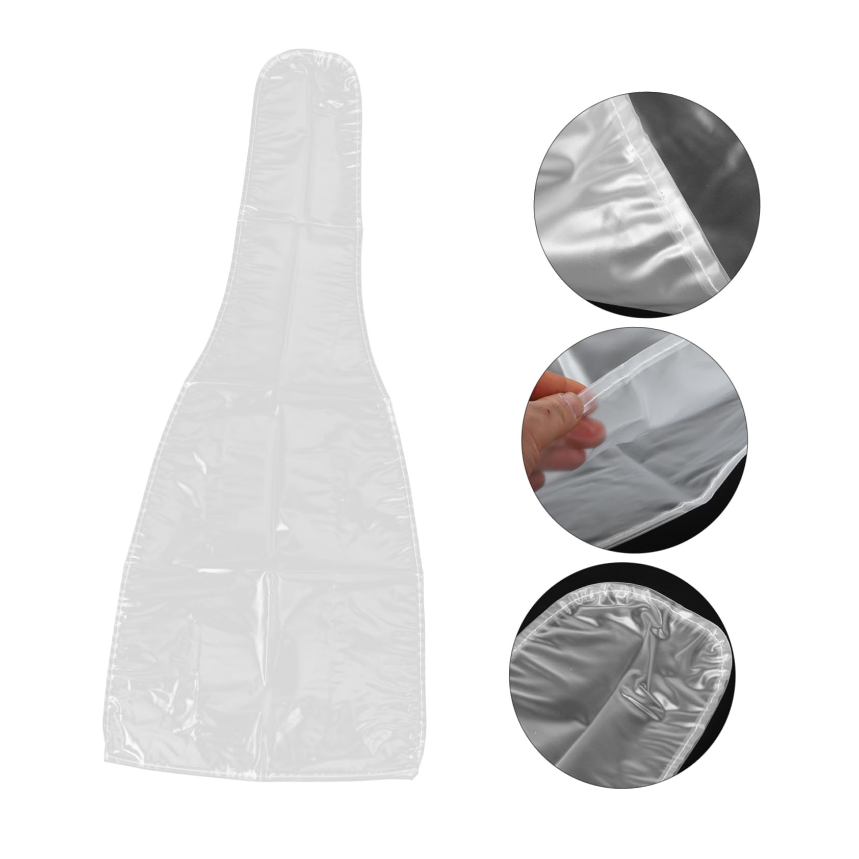 UKCOCO Housse de Protection Protège la Poussière et L'humidité pour Guitare et Basse en PVC Imperméable Couverture Multifonction pour Guitaristes