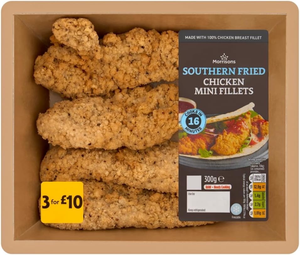 Southern Fried Mini Chicken Fillets, 300g