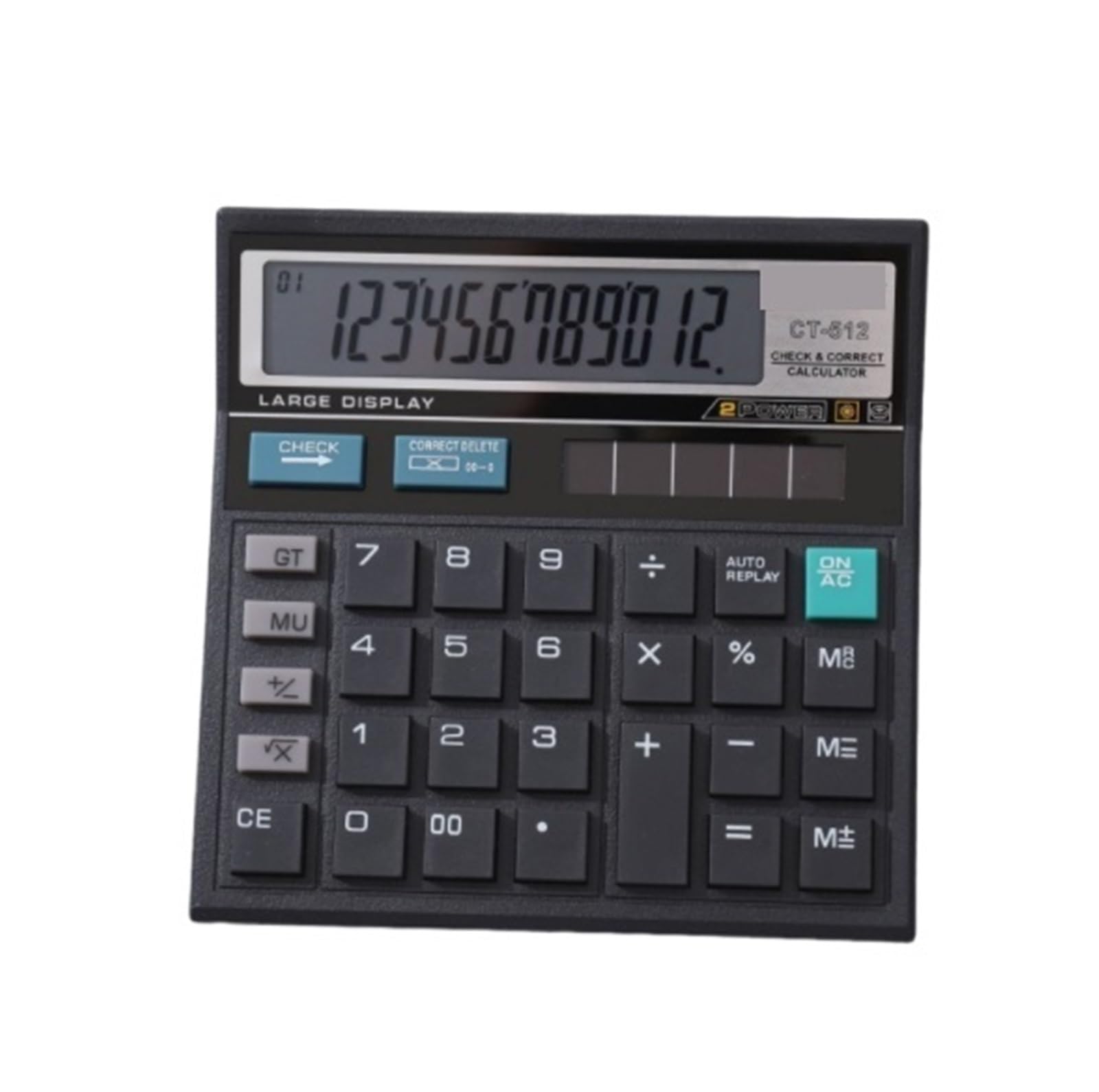 Calculadora, Calculadora Financiera Multifuncional con Pantalla De 12 Dígitos Adecuada For El Trabajo Financiero De Oficina Botón Sensible