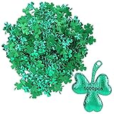 聖パトリックの日、ポリエステル素材、軽量、そして古典的なフェスティバルの要素のための1000pcsグリーンクローバーの装飾吊り下げで、ホリデームードを強化する