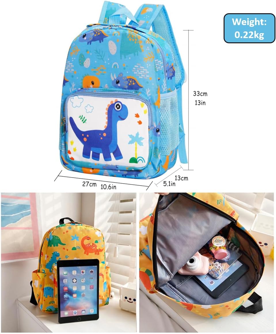 POWOFUN13 inch Kids Toddler Preschool Travel Backpack Cute Cartoon Backpack For Girls Boys Baby - Image 5