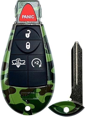 Lote de 1 carcasa de repuesto para llave de entrada sin llavefunda compatible con RAM 2013 - 2019 (sin electrónica ni chip en el interior) disponible en Yaxa Peru